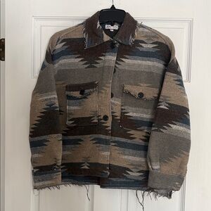 Jen-Co Women's Tan and Gray Utility Jacket